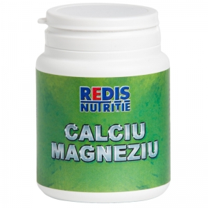 Supliment nutritiv Redis, Calciu, Magneziu, 120 tablete