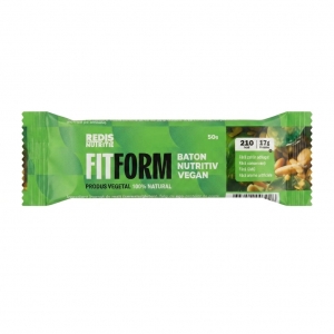Baton proteic vegan Redis, FitForm-R 50 gr
